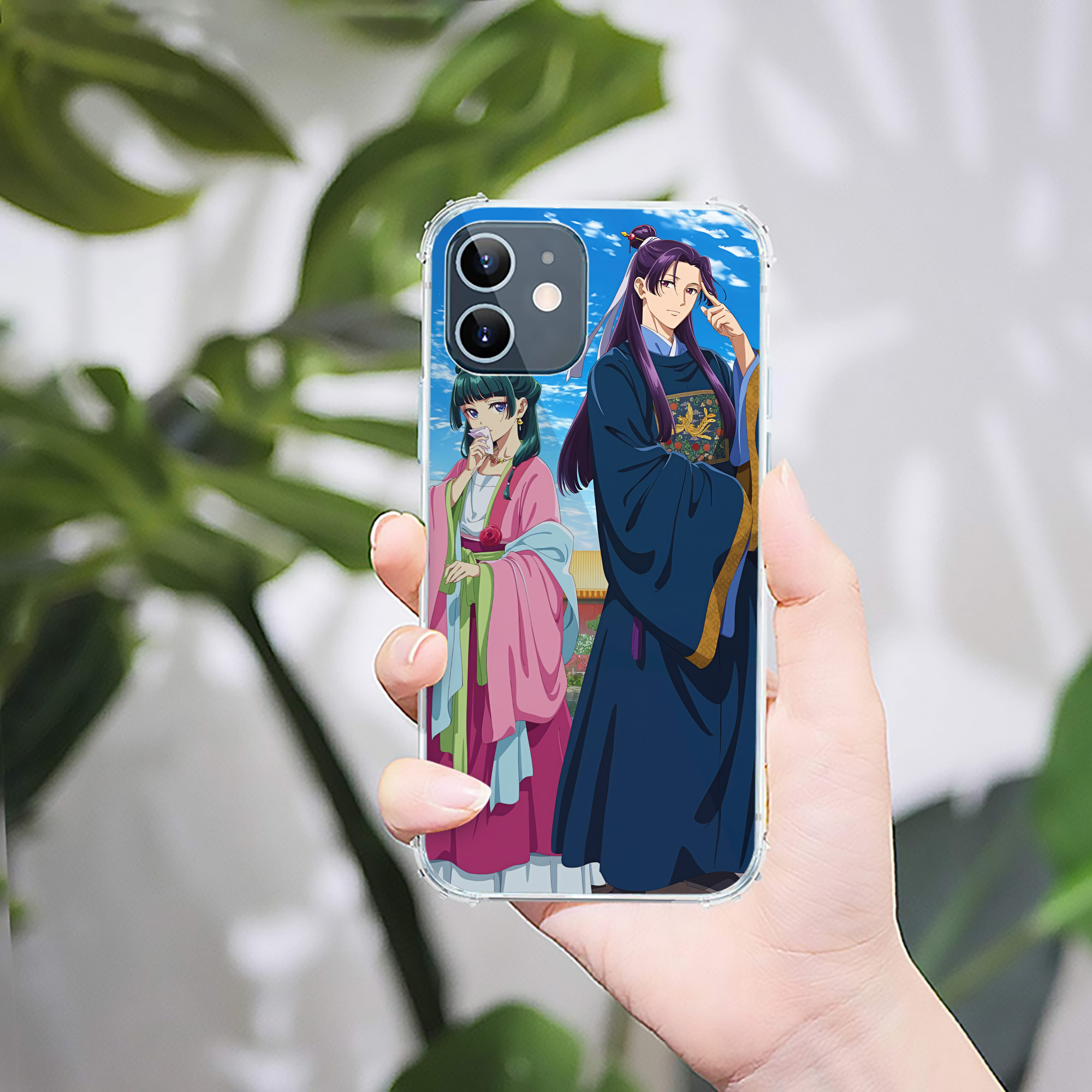 （画像用） 薬屋のひとりごと The Apothecary Diaries 【iPhone 12シリーズ対応】透明スマホケース（クリアソフトケース）